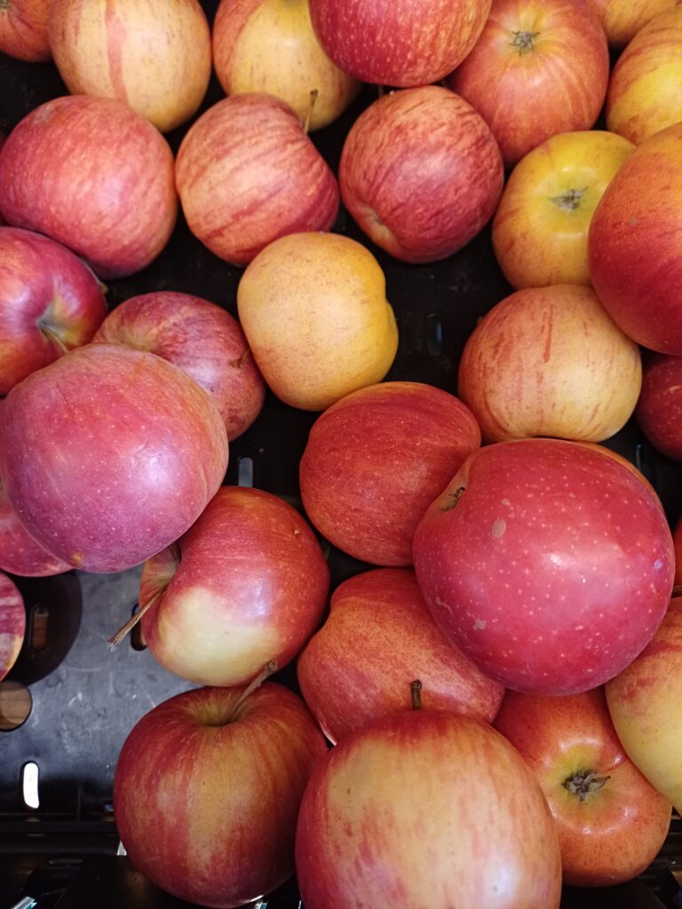 Äpfel, Topas