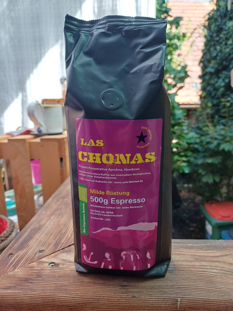 Bio Espresso Las Chonas, milde Röstung,