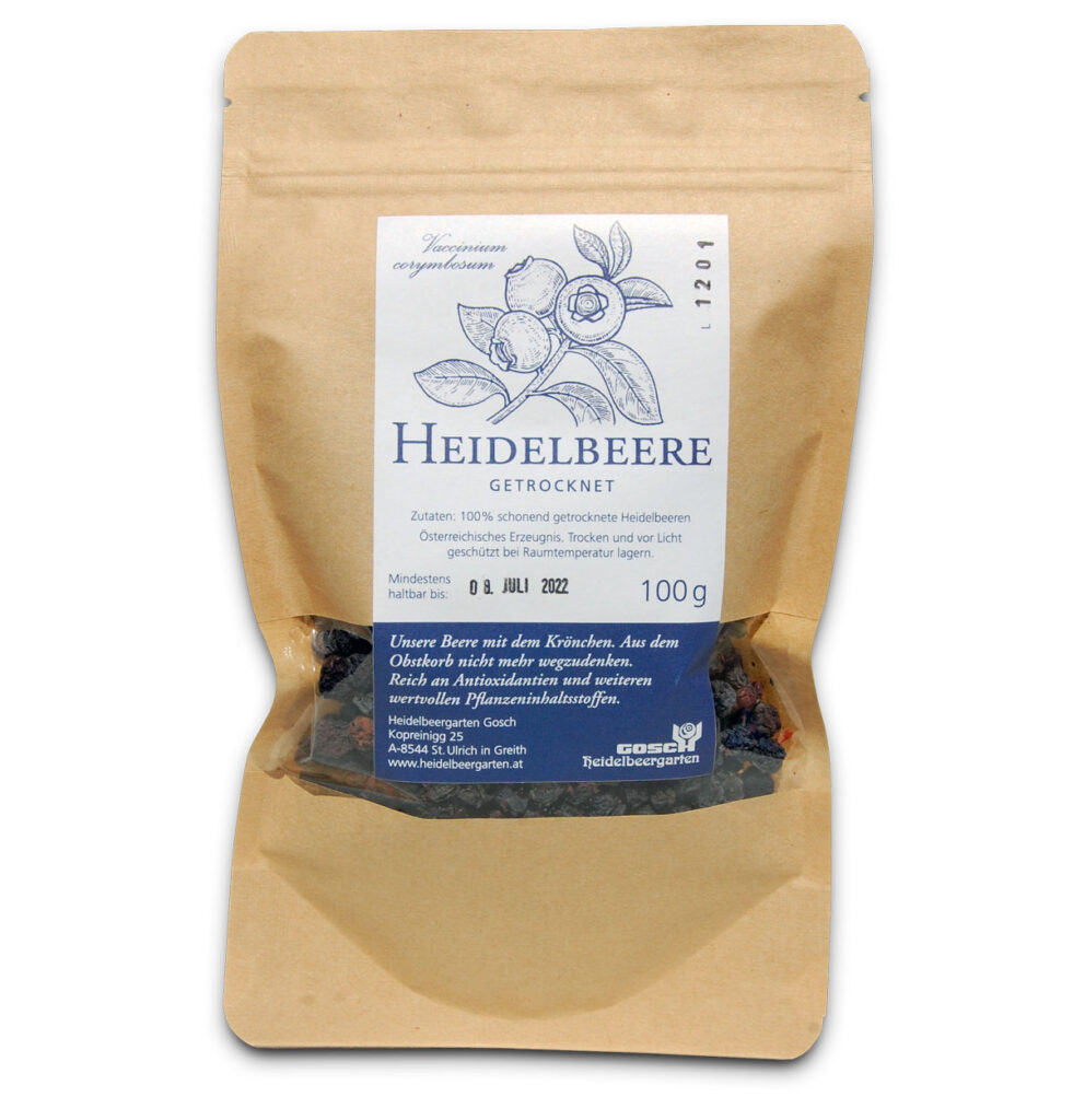 Heidelbeeren getrocknet